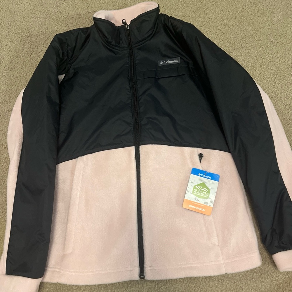 Columbia Soft Pink Fleece Jacket